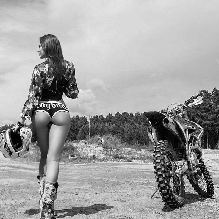 Beautiful girls and motorcycles in Serang